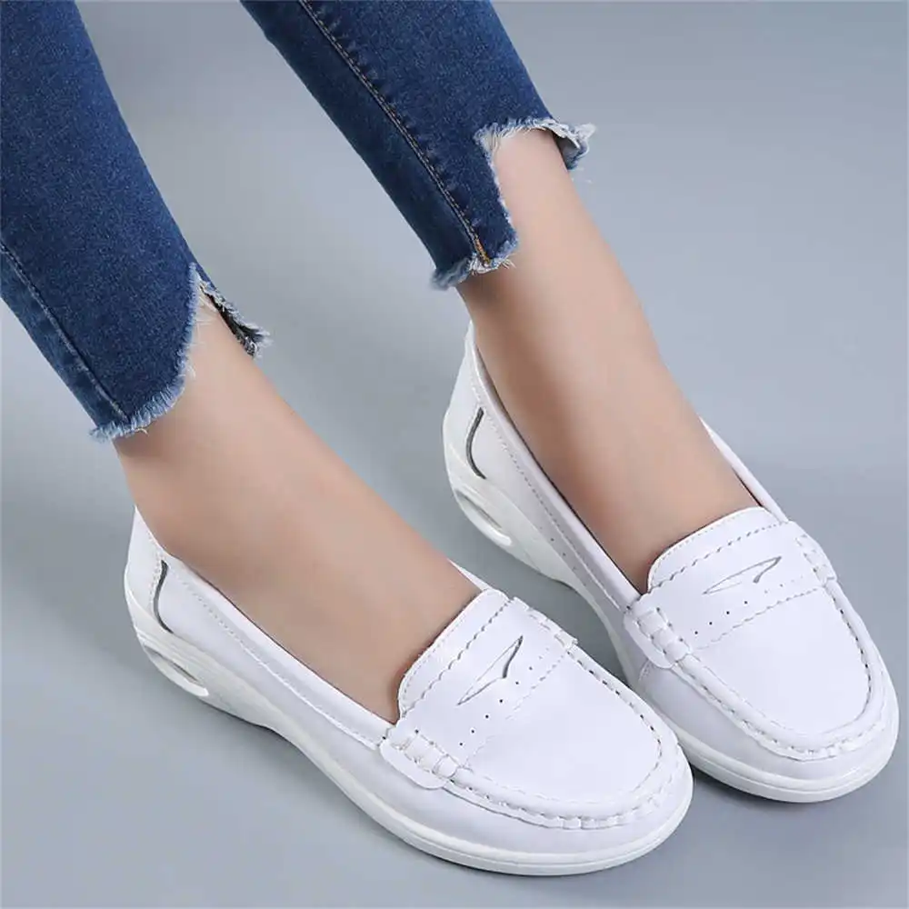 Men'S Shoes Different Types - Thick Sole Slipon White Trainers For