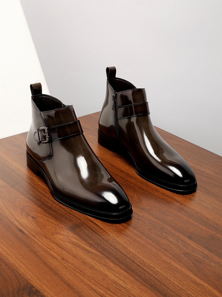 Men Shoes Formal - New Business Formal Chelsea Boots, First-layer