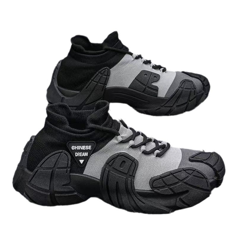 Men Shoes Formal - New Thick-soled Lightweight Man Shoes Fei-woven