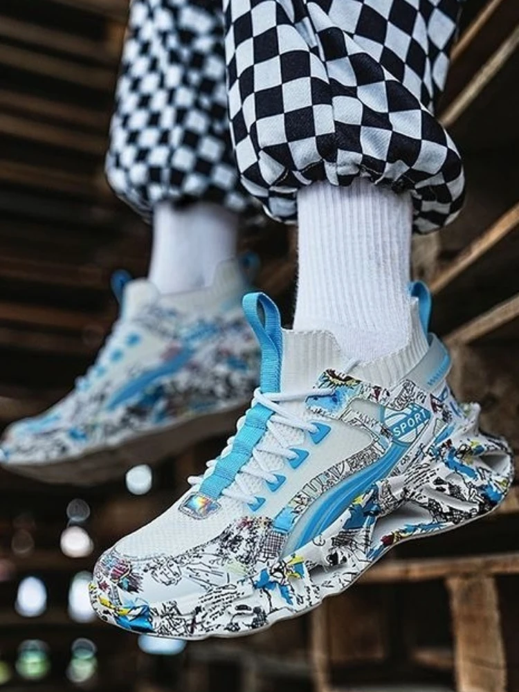 Print Running Male Sports Shoe – Men Shoes On Clearance recenzja i cena