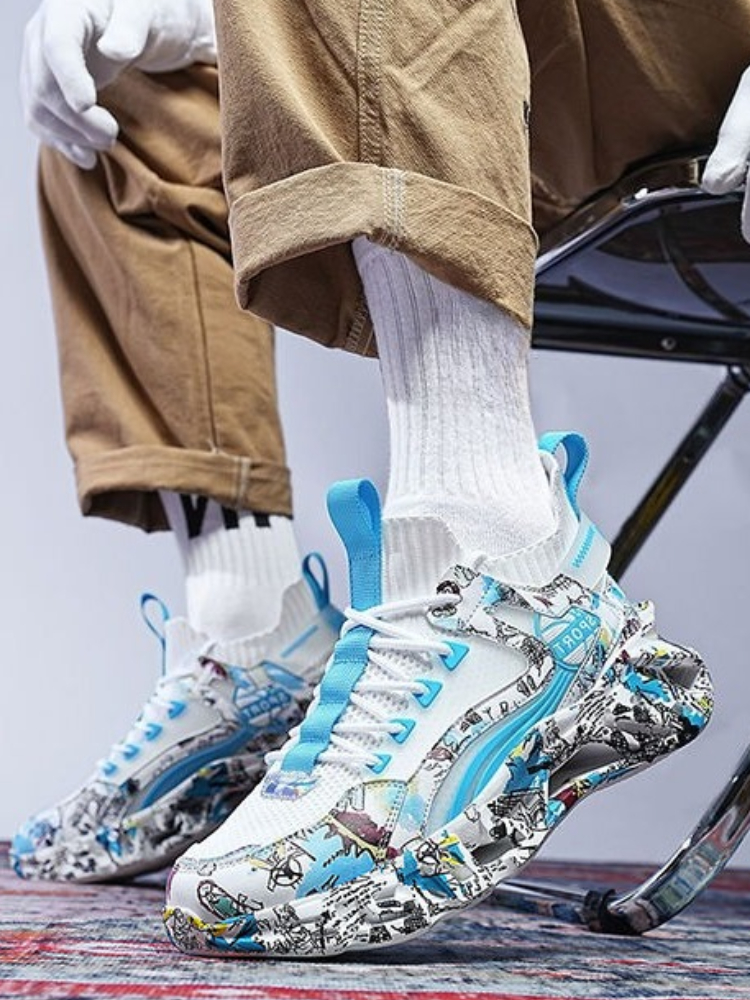 Print Running Male Sports Shoe – Men Shoes On Clearance recenzja i cena