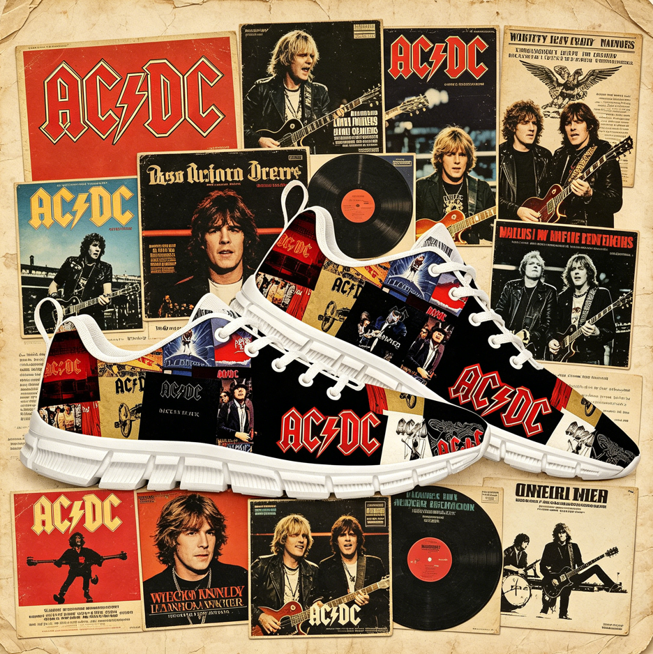 AC Rock Band DC Custom Printed – Men'S Shoes Dc recenzja i cena