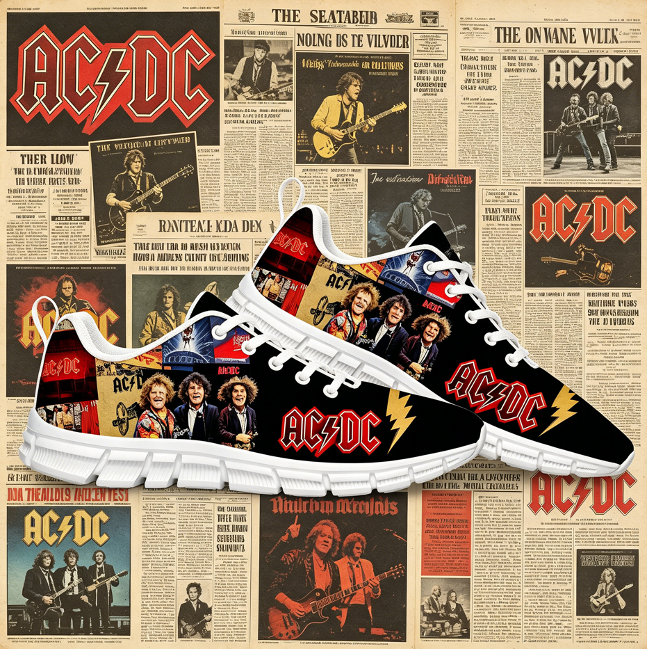 AC Rock Band DC Custom Printed – Men'S Shoes Dc recenzja i cena
