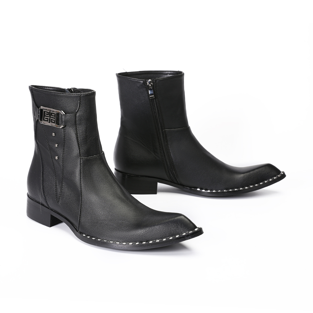 fashion black pointed toe men  – Men Shoes Formal recenzja i cena