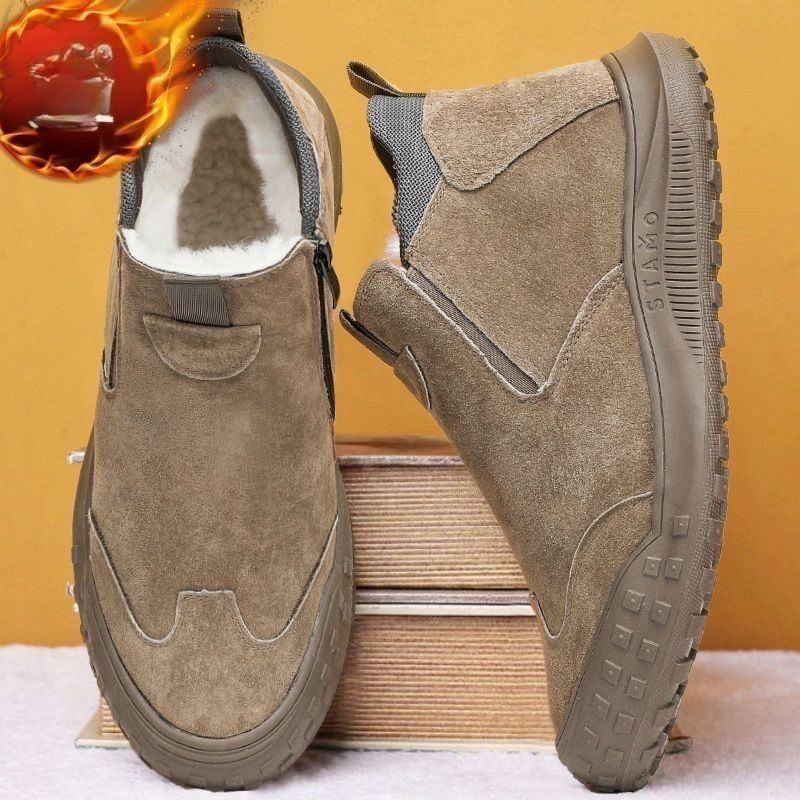 Winter Men's Shoes Plush Warm  – Men'S Shoes Loafers Casual recenzja i cena