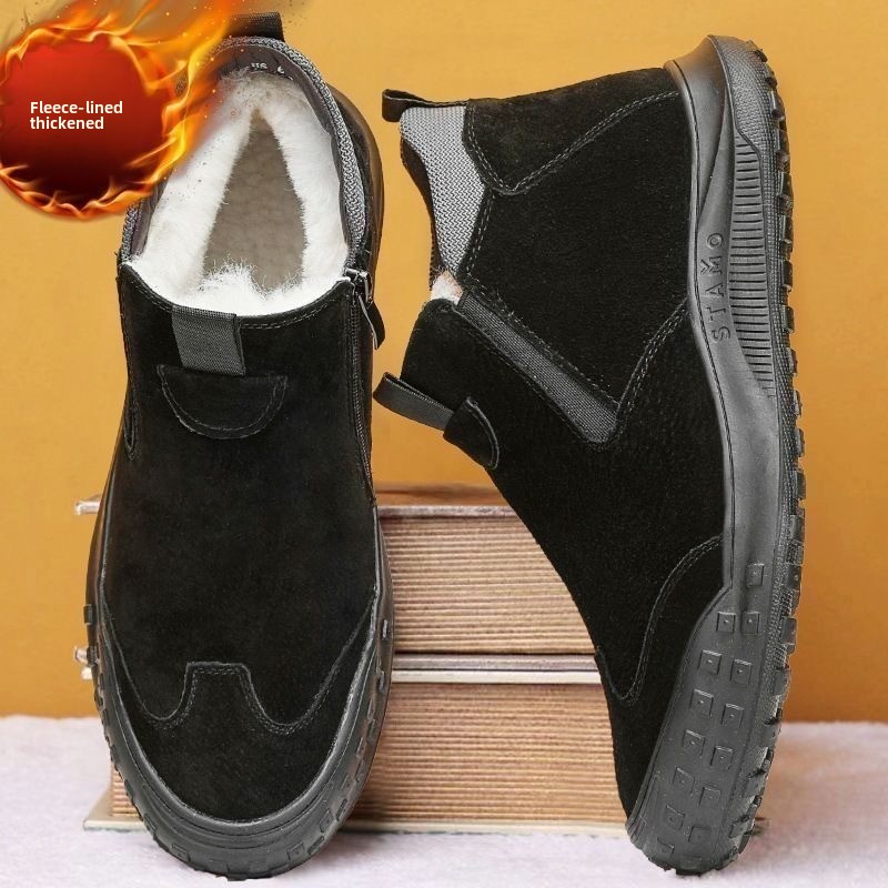 Winter Men's Shoes Plush Warm  – Men'S Shoes Loafers Casual recenzja i cena