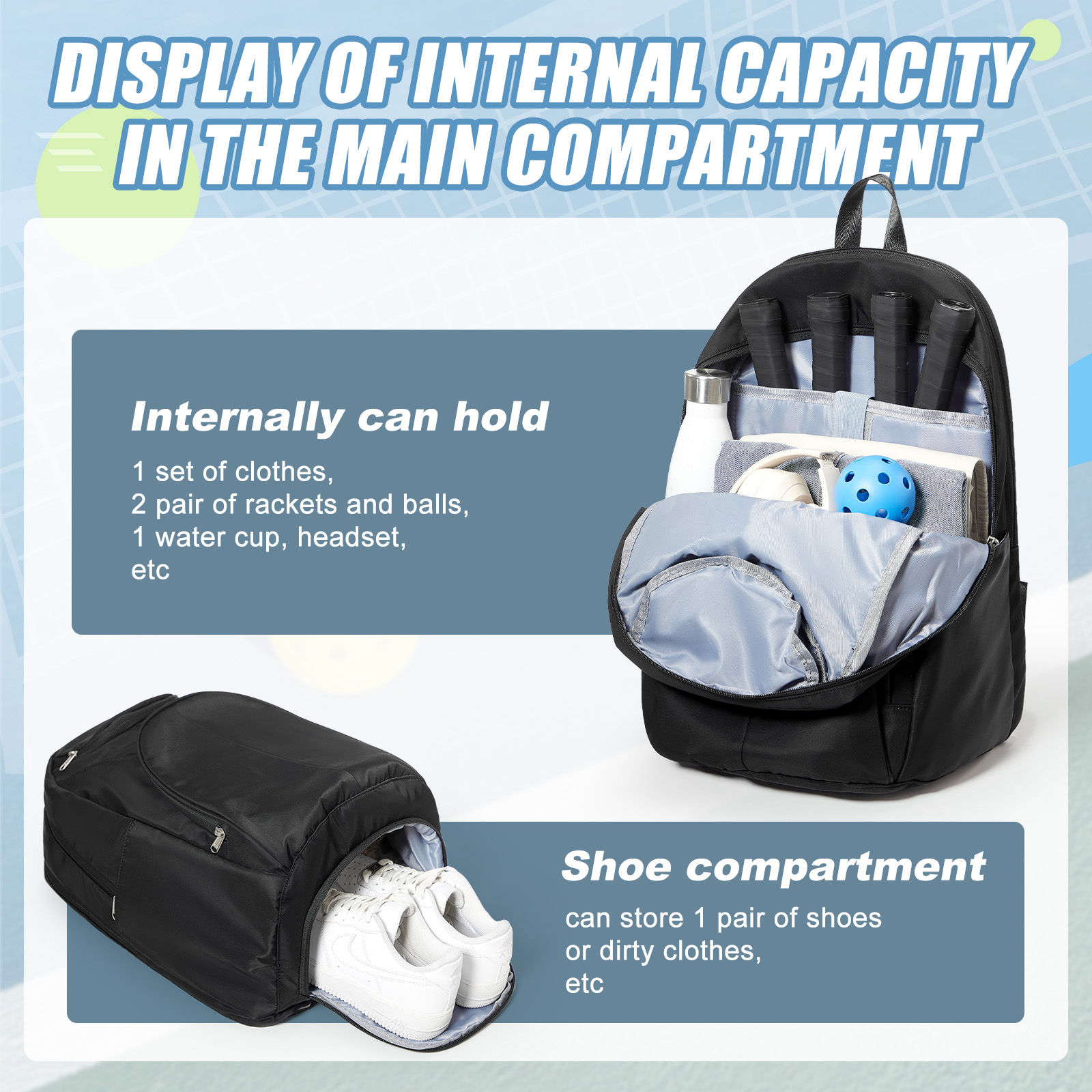 Tennis Bag Tennis Backpack 2 R – Men Shoes Casual recenzja i cena