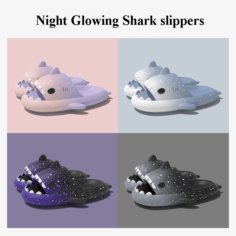 Cute Cartoon Shark Slippers Fo – Men'S Shoes Slip On recenzja i cena