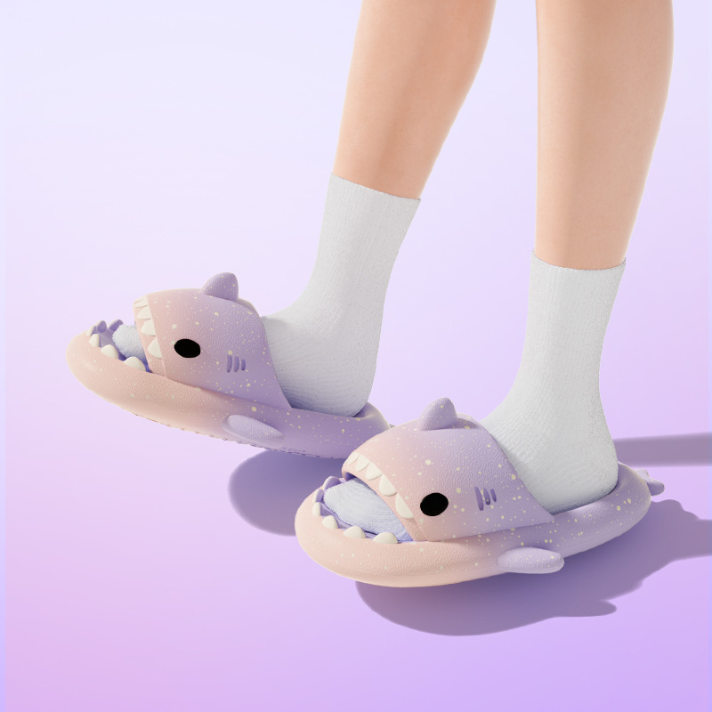 Cute Cartoon Shark Slippers Fo – Men'S Shoes Slip On recenzja i cena