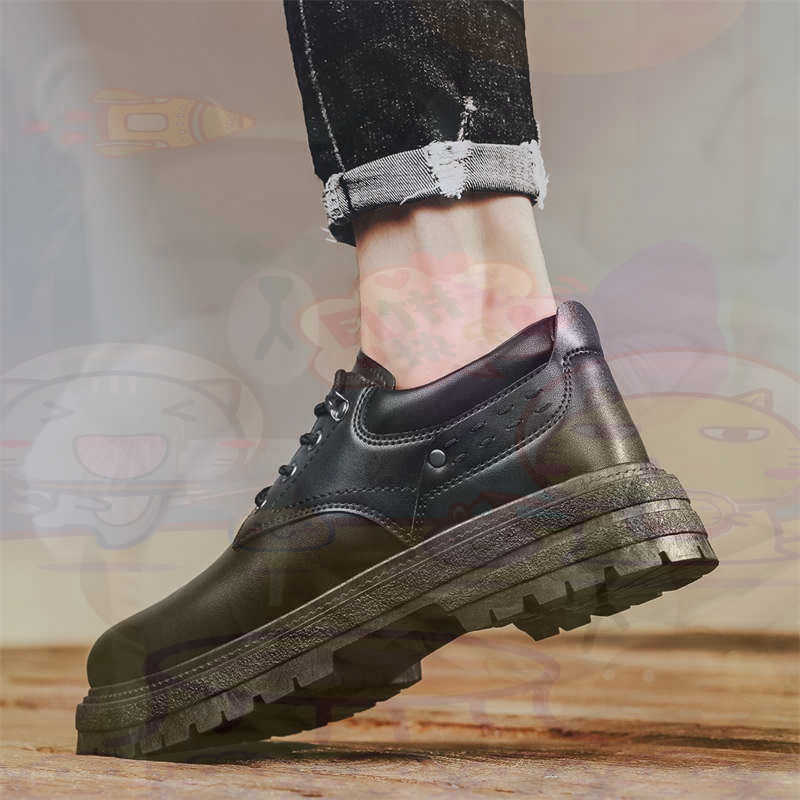 Dark Natural Leather Fashion T – Men'S Shoes Expensive Brands recenzja i cena