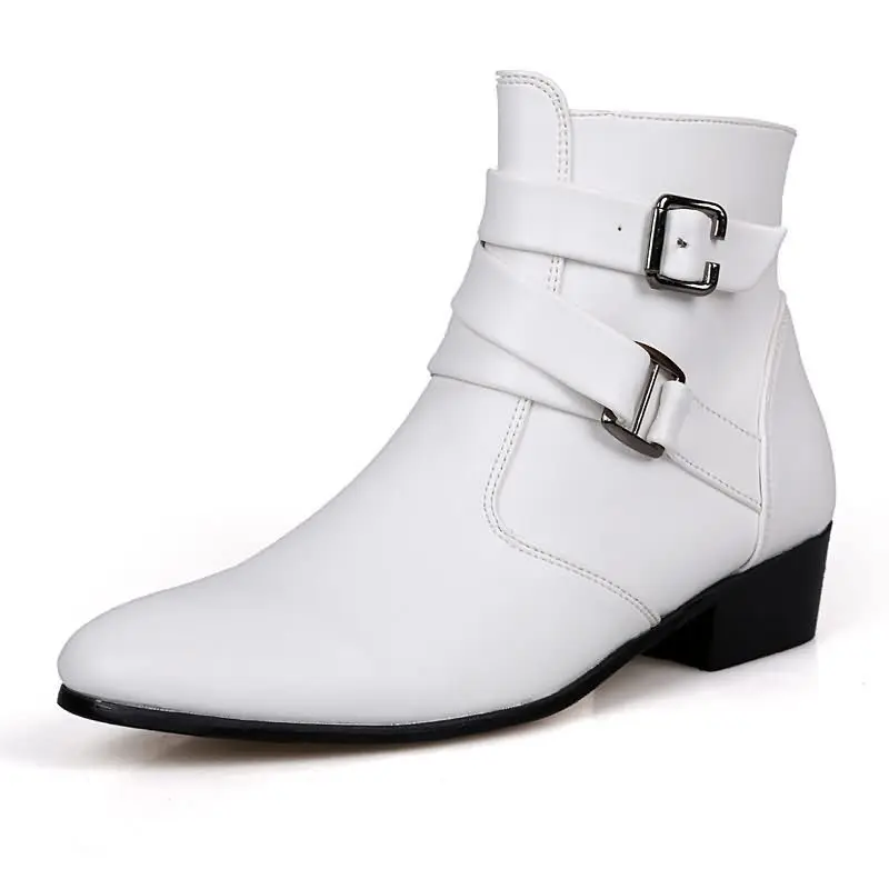 New Men's Boots Leather Chelse – Men Shoes Formal recenzja i cena