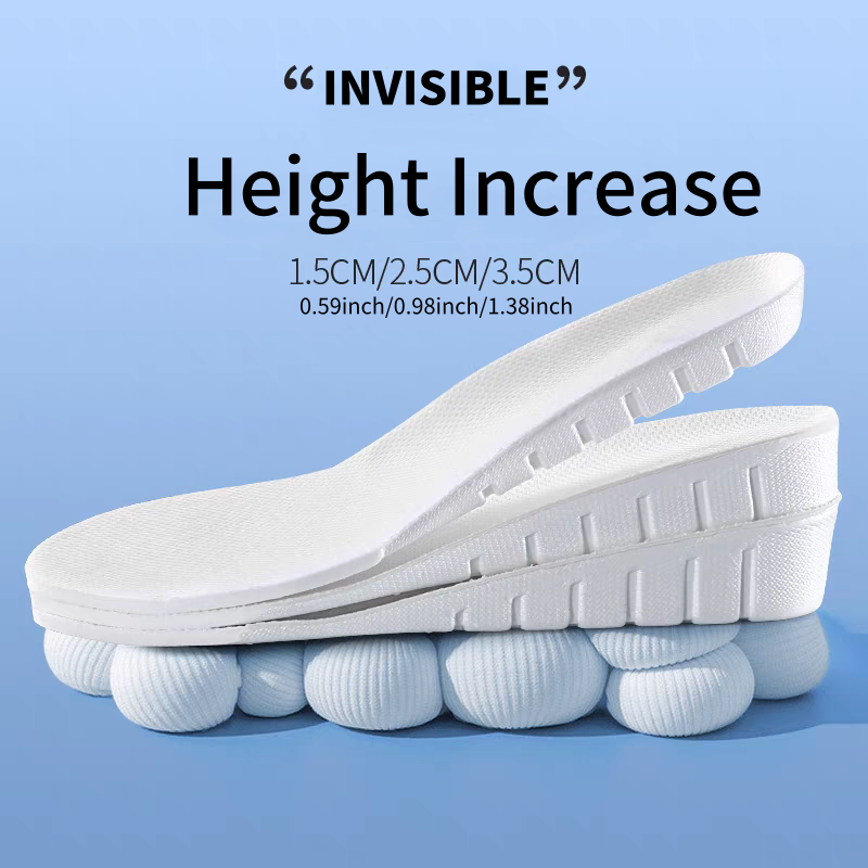 1 Pair New 1.5-3.5cm White Inv – Men Shoes Size Chart recenzja i cena