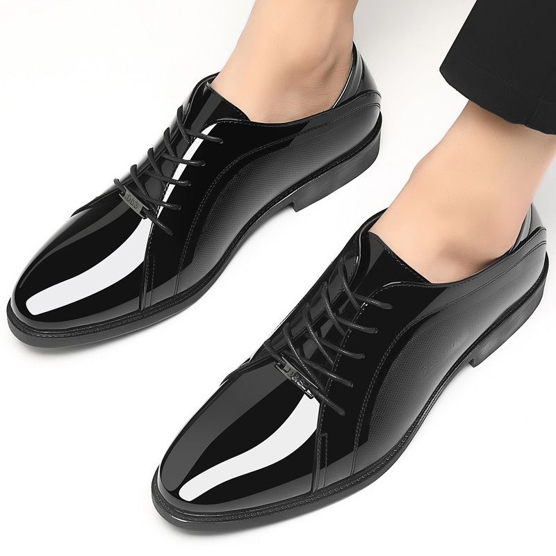 Bright Upper Black Social Shoe – Men Shoes On Clearance recenzja i cena