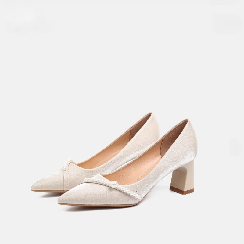 Elegant Pearl Embellished Poin – Men Shoes Formal recenzja i cena