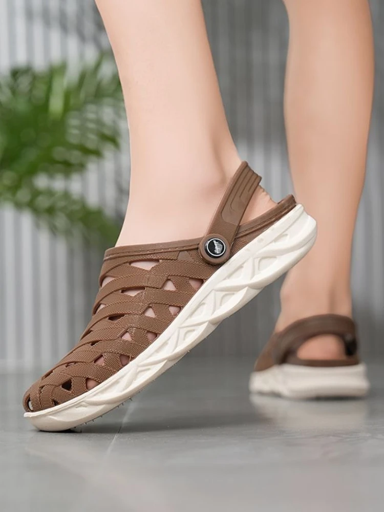 Flat Men's Sandal Beach Open T – Men Shoes On Clearance recenzja i cena