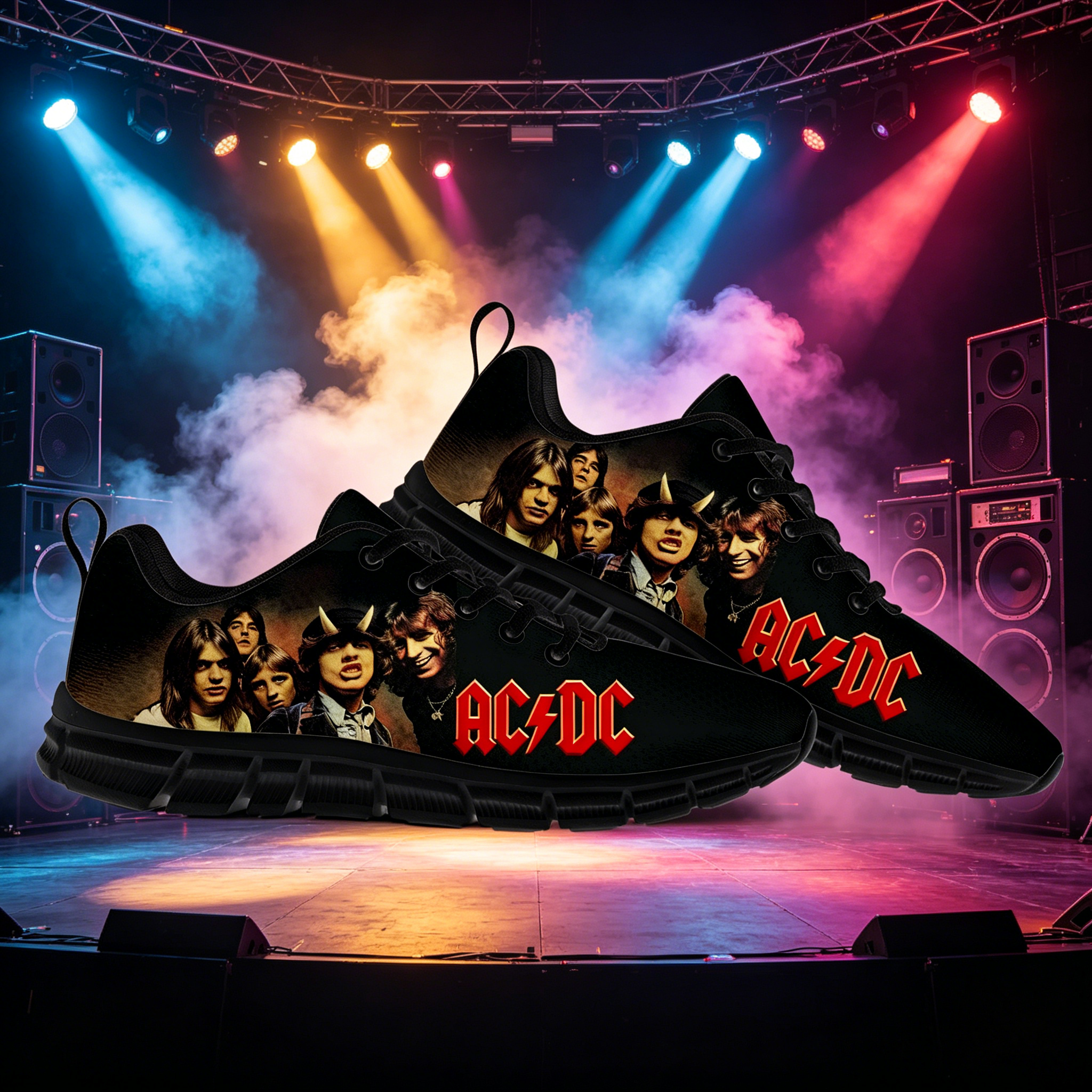 AC Rock Band DC Theme Sneakers – Men'S Shoes Dc recenzja i cena