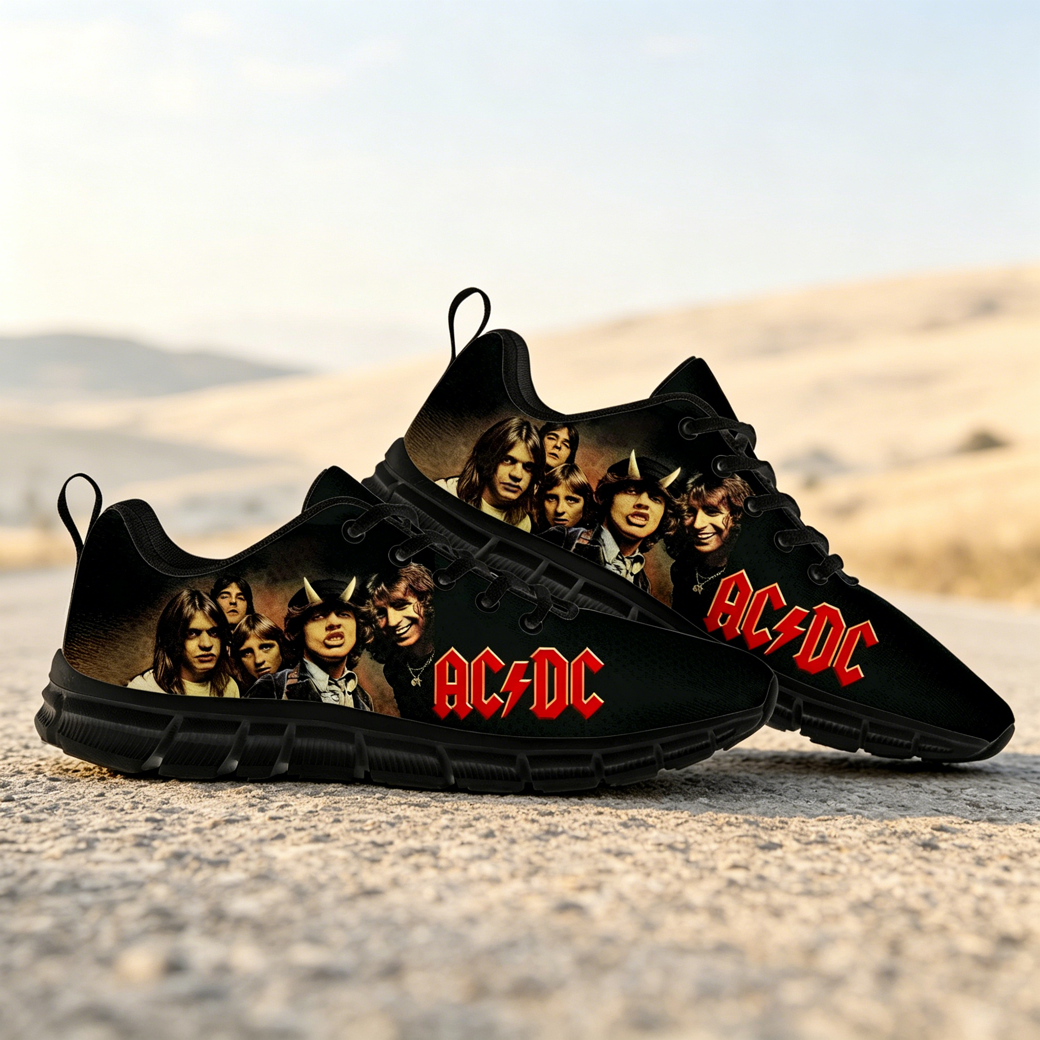 AC/DC Rock Music Sneakers Men  – Men'S Shoes Dc recenzja i cena