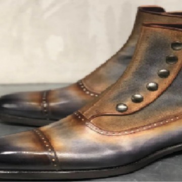 Men's Leather Suede Chelsea Bo – Men'S Shoes Hoka Sale recenzja i cena