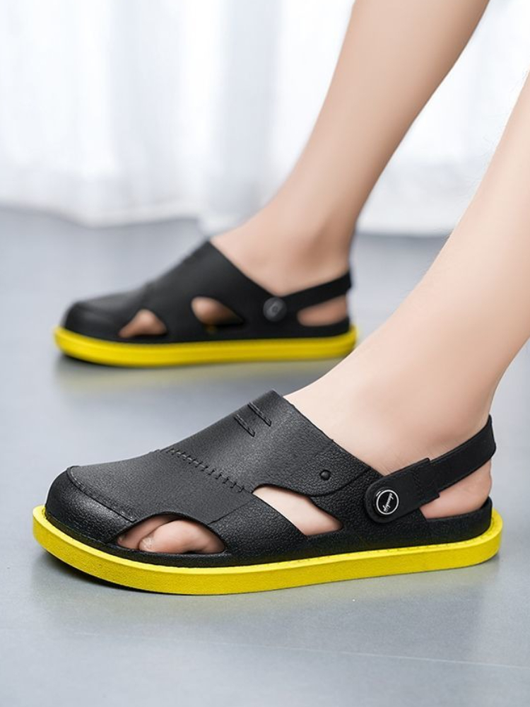 Outdoor Closed Toe Hollow Man  – Men Shoes On Clearance recenzja i cena