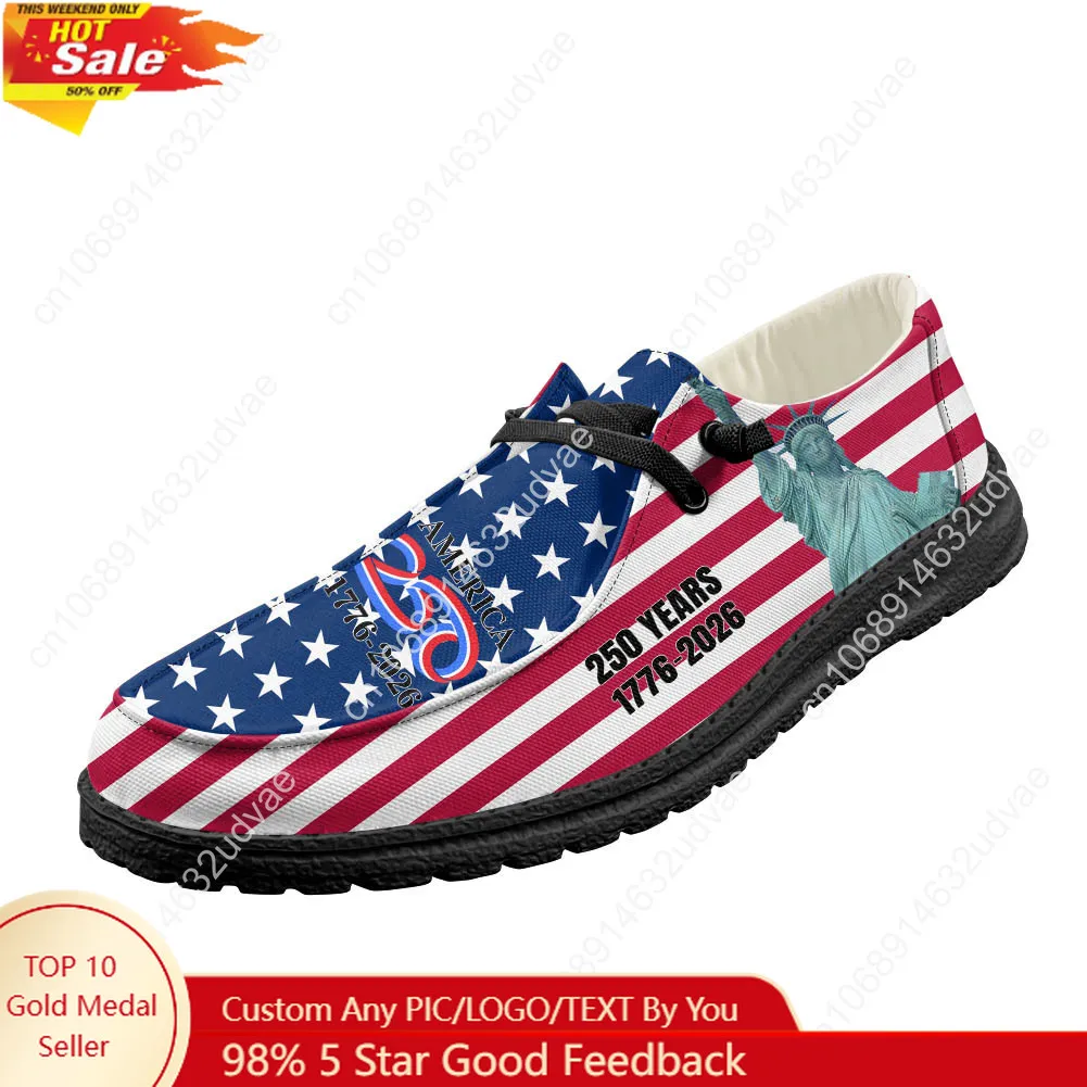 America 250th Anniversary 1776 – Men'S Shoes Loafers Casual recenzja i cena