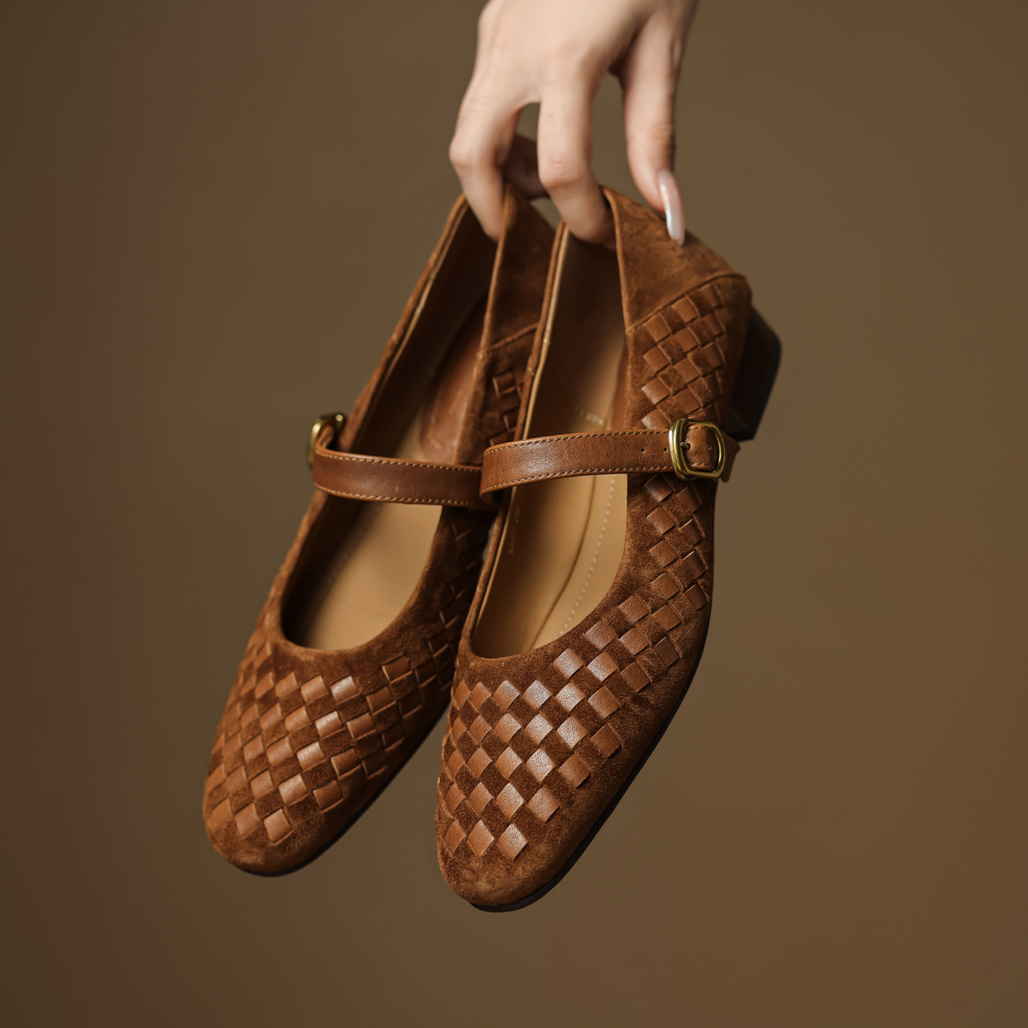 Handmade Genuine Woven Texture – Men'S Shoes Slip On recenzja i cena