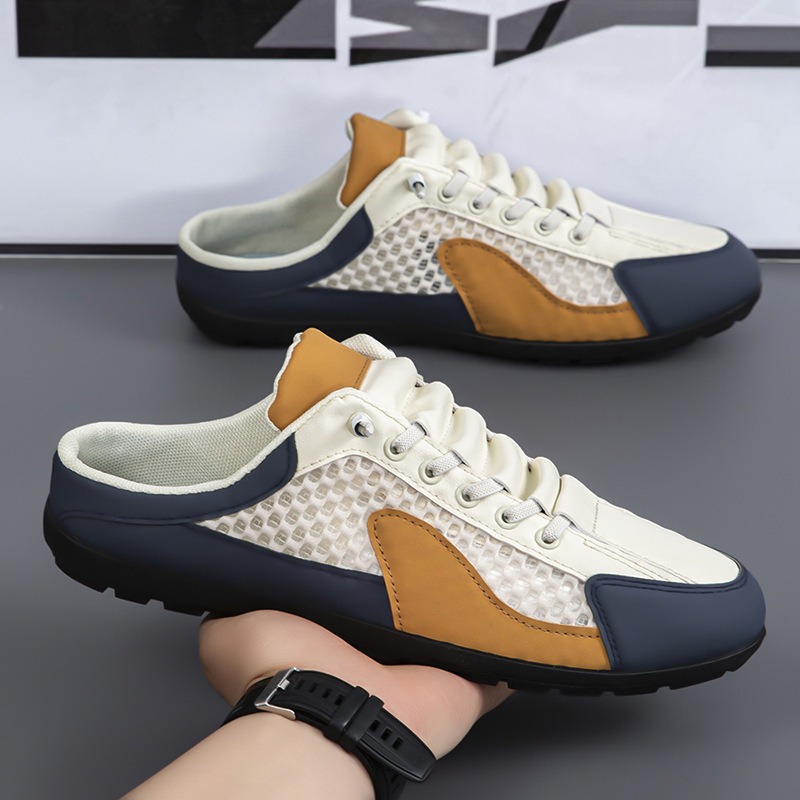 Men's Closed Toe Half Slippers – Men'S Shoes Loafers Casual recenzja i cena