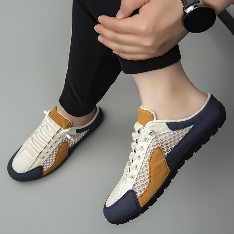 Men's Closed Toe Half Slippers – Men'S Shoes Loafers Casual recenzja i cena