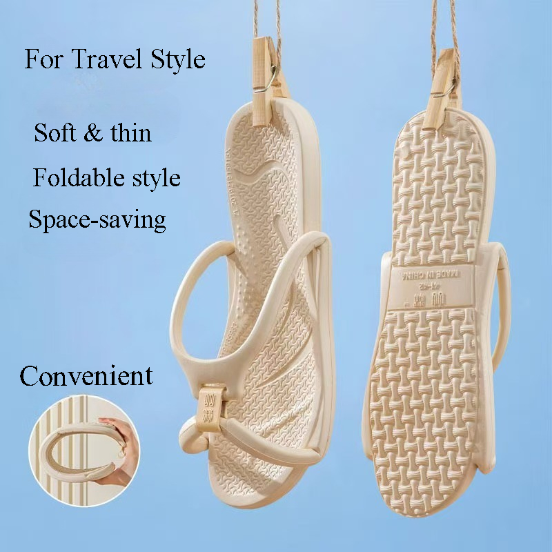 Foldable Travel Slippers Unise – Men'S Shoes Slip On recenzja i cena