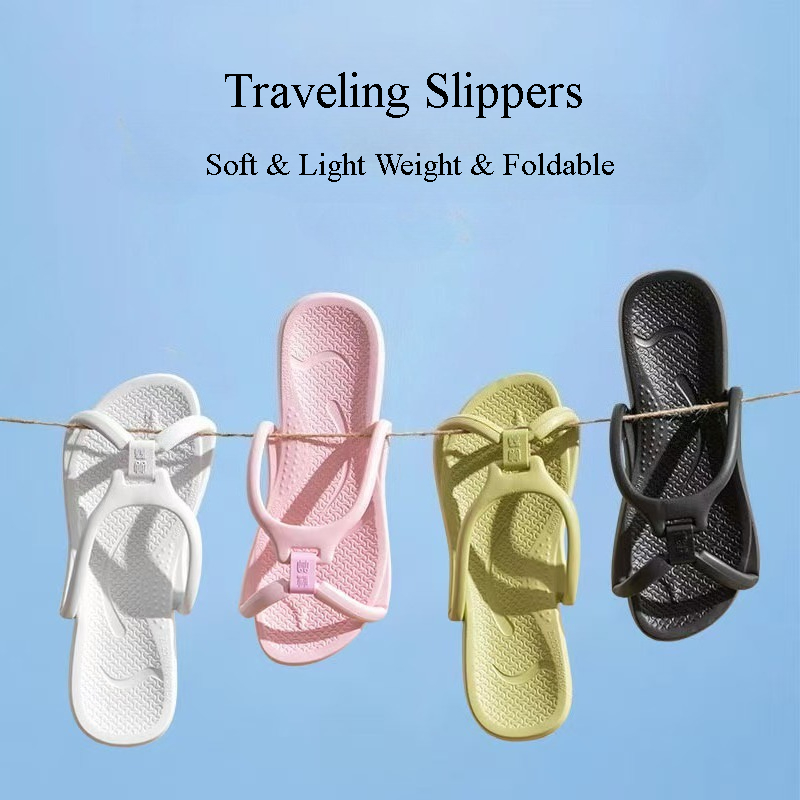 Foldable Travel Slippers Unise – Men'S Shoes Slip On recenzja i cena