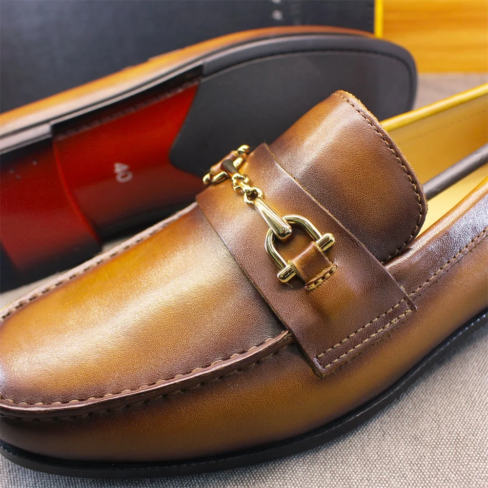 Men's Loafers Dress Shoes roun – Men Shoes Formal recenzja i cena