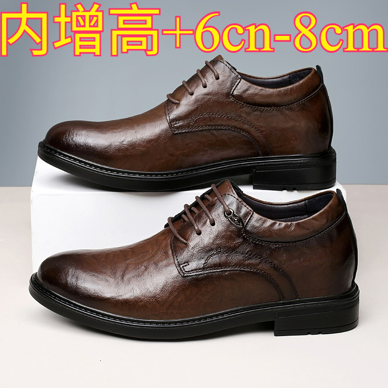 Leather Casual Elevator Shoes  – Men Shoes Formal recenzja i cena