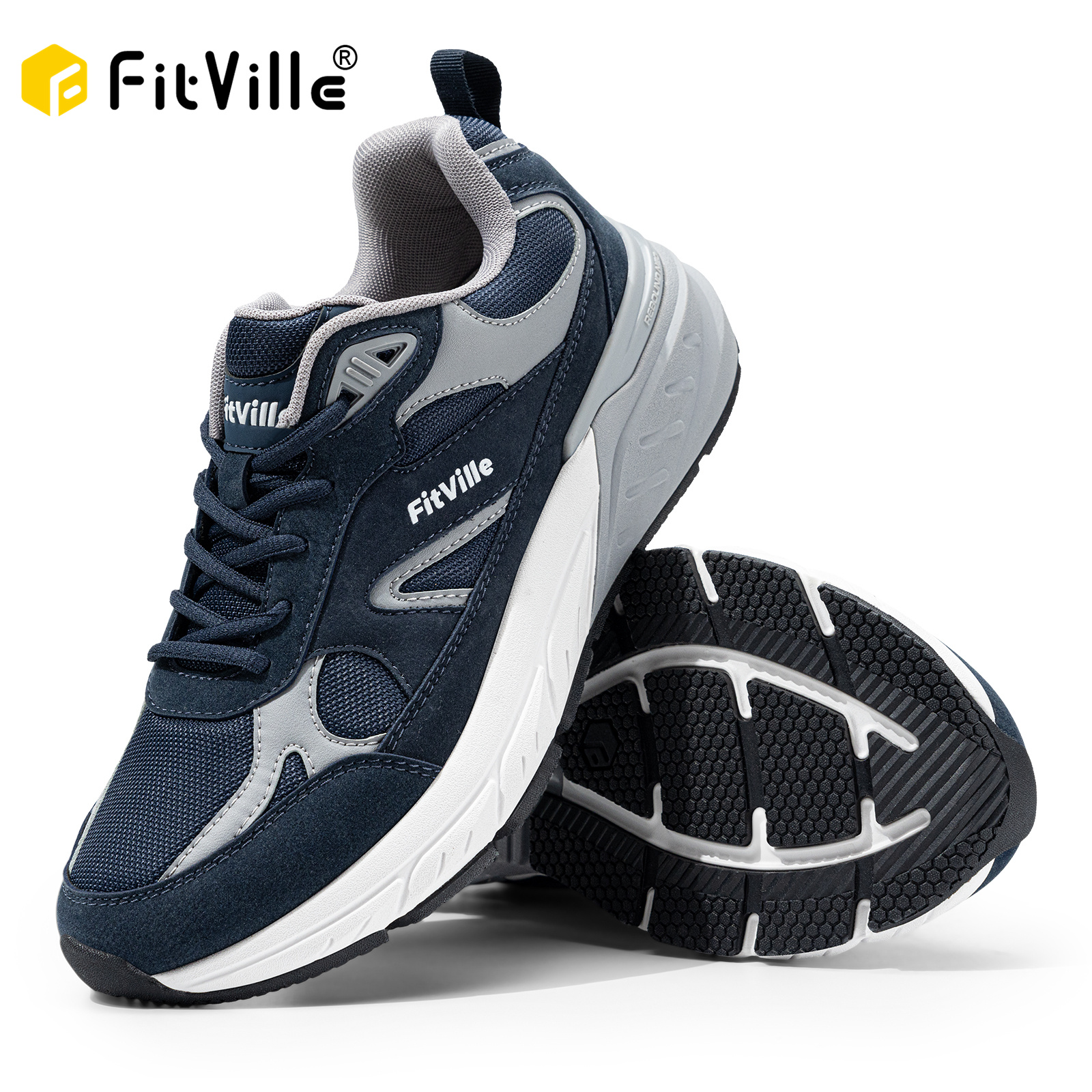 FitVille Newest Walking Shoes  – Men Shoes Size Chart recenzja i cena